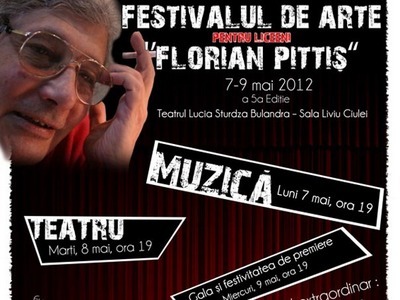 Festivalul naţional de arte pentru liceeni "Florian Pittiş", între 7 şi 9 mai, în Capitală