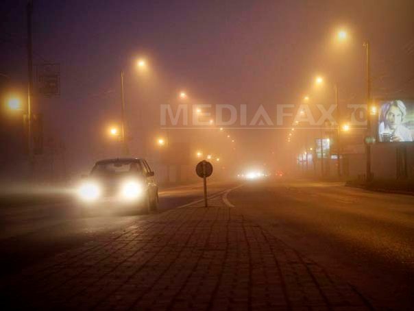 Cod Galben de ceaţă în 22 de judeţe şi în Bucureşti