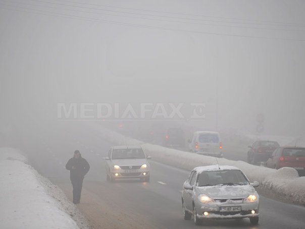 Avertizare de ceaţă în Bucureşti şi şapte judeţe