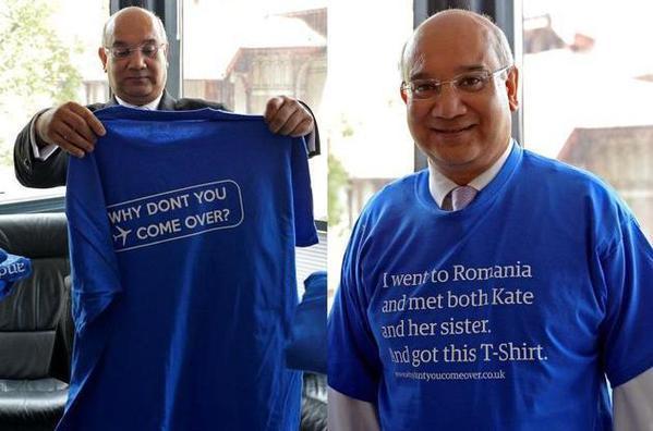Parlamentarul din Marea Britanie care i-a aşteptat la aeroport pe românii veniţi la muncă în Anglia vorbeşte în România despre invazia care nu a mai avut loc