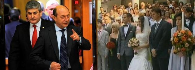 Traian Băsescu şi membrii Guvernului au petrecut la nunta fetei generalului Oprea
