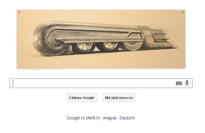 Raymond Loewy, "părintele designului modern", sărbătorit de Google printr-un logo special