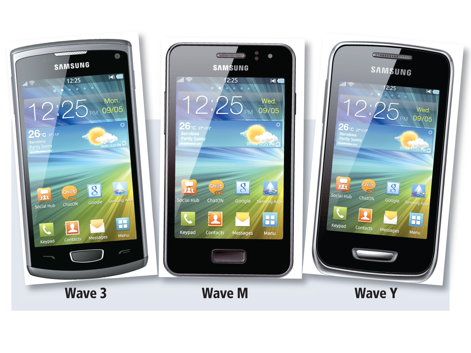 Samsung lansează trei noi modele de smartphone cu sistem de operare propriu