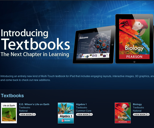 Apple intră pe piaţa educaţională cu iBooks 2, iBooks Author şi manuale interactive