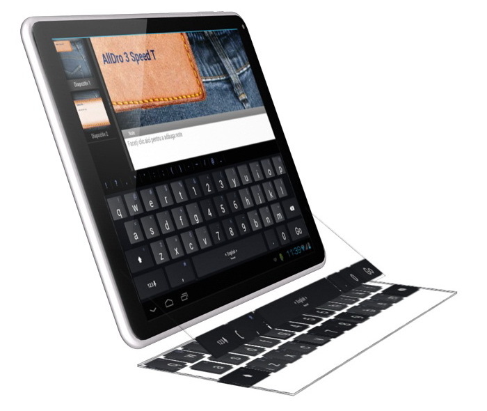 Allview a lansat tableta care se poate transforma în netbook