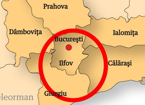Zona metropolitană Bucureşti s-ar putea întinde până la Dunăre