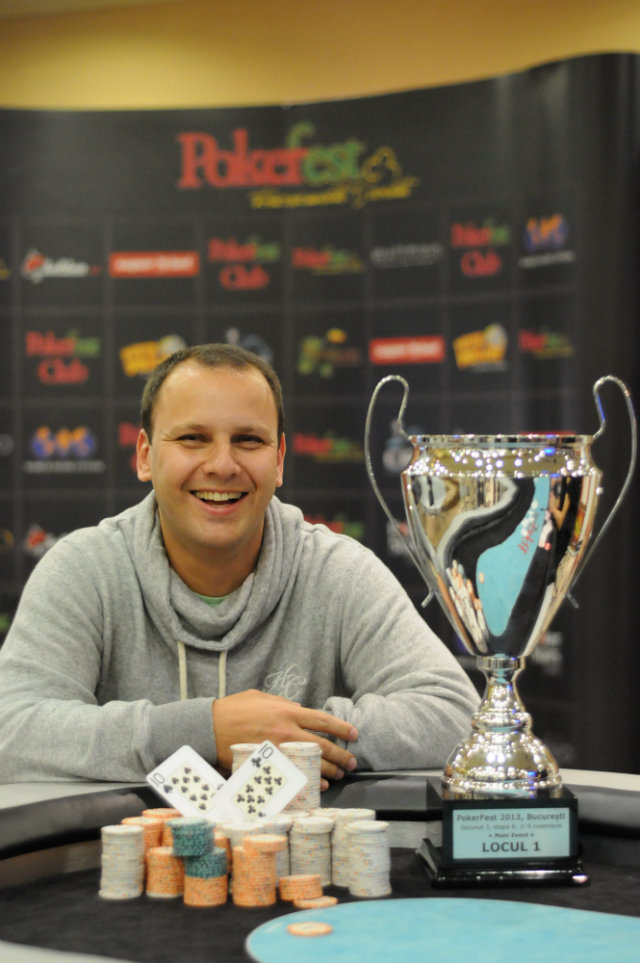 Un antreprenor local a câştigat marele premiu de 40.000 de euro la PokerFest Bucureşti