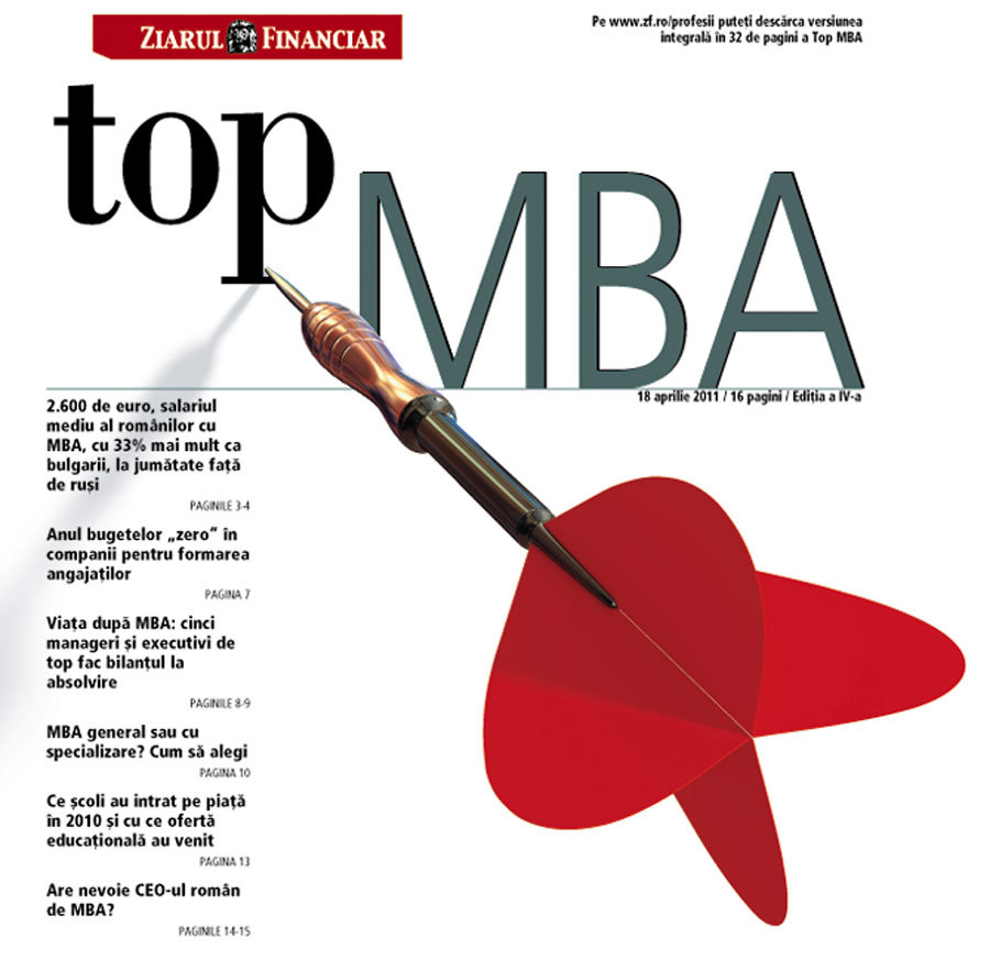 Topul programelor de MBA oferite pe piaţa românească de educaţie în business
