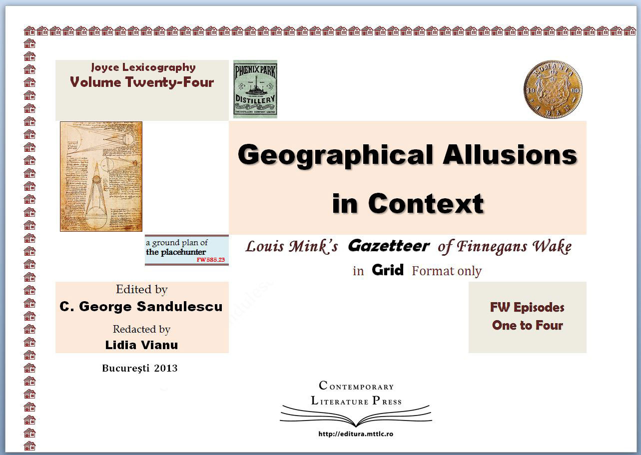 Dicţionar de termeni geografici în Finnegans Wake/ de C. George Sandulescu, Lidia Vianu