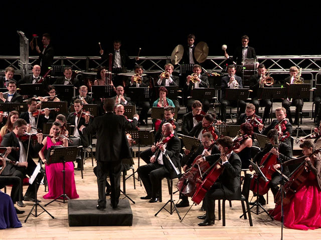 Orchestra Română de Tineret pe urmele lui Wagner în Italia/ de Virgil Oprina. GALERIE FOTO