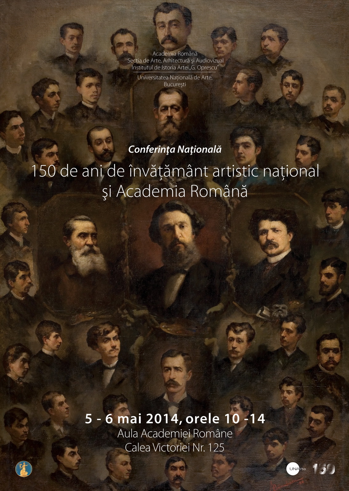 150 de ani de învăţământ artistic naţional şi Academia Română/ de dr. Adrian-Silvan Ionescu 