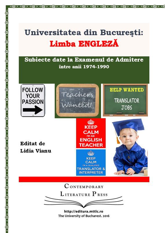 Subiecte date la Examenul de Admitere la limba engleză/ de Lidia Vianu