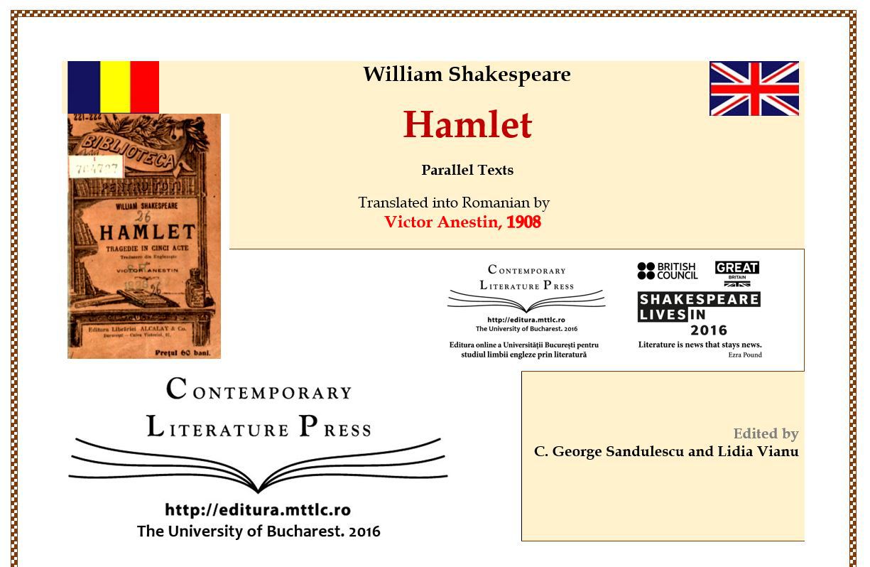 Hamlet. Texte paralele/ de C. George Sandulescu şi Lidia Vianu
