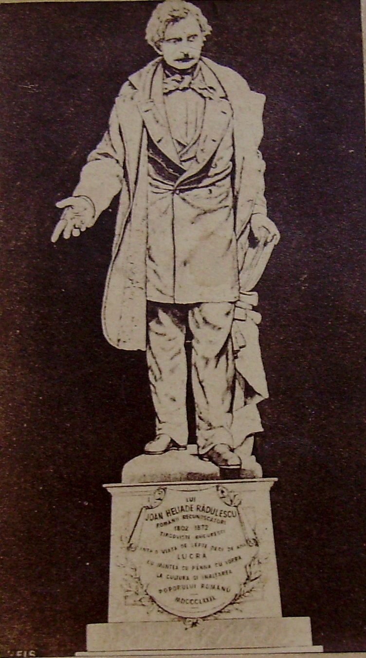 Câteva cuvinte despre statuia lui Ion Eliade Radulescu. GALERIE FOTO