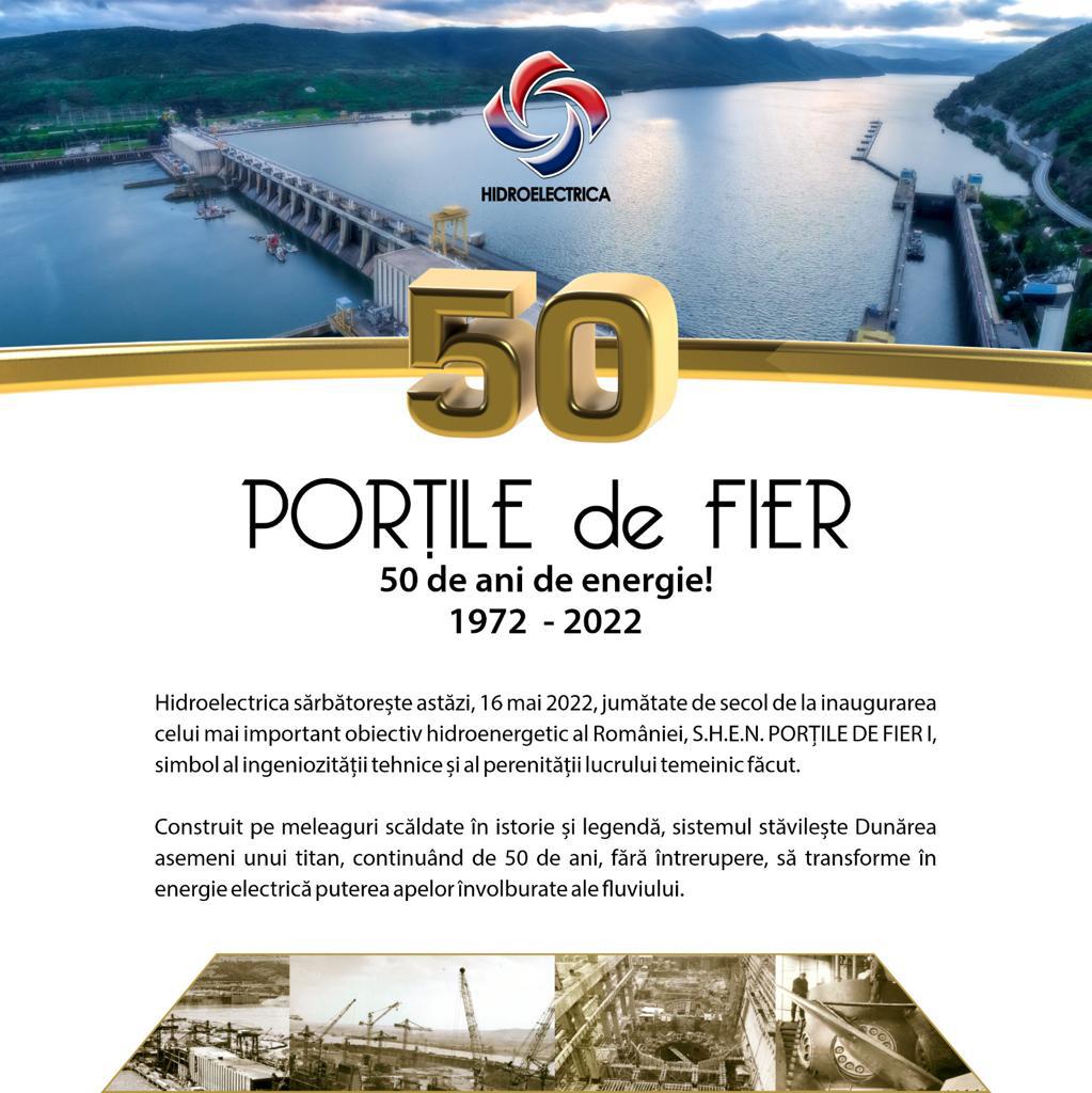 Portile de Fier - 50 de ani de energie!