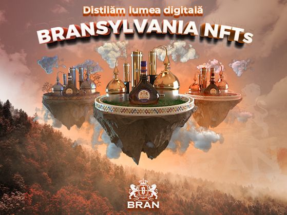 (P) Premieră în lumea NFT-urilor din România: Distileriile Bran devine primul brand naţional de băuturi alcoolice, care îşi lansează colecţia de acţiuni digitale!