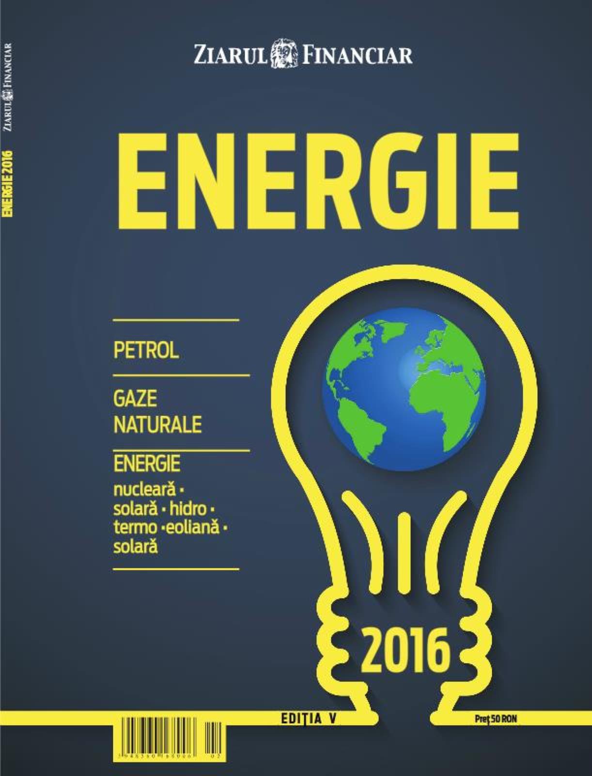 Citeşte anuarul Energie 2016